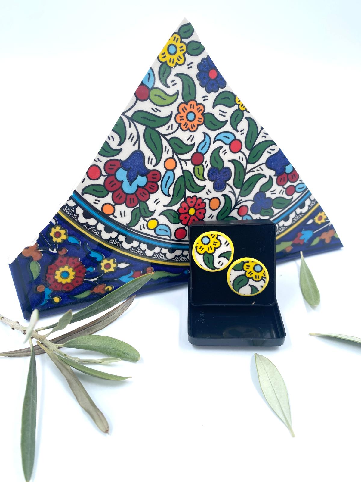 Brincos feitos à mão, 16 mm