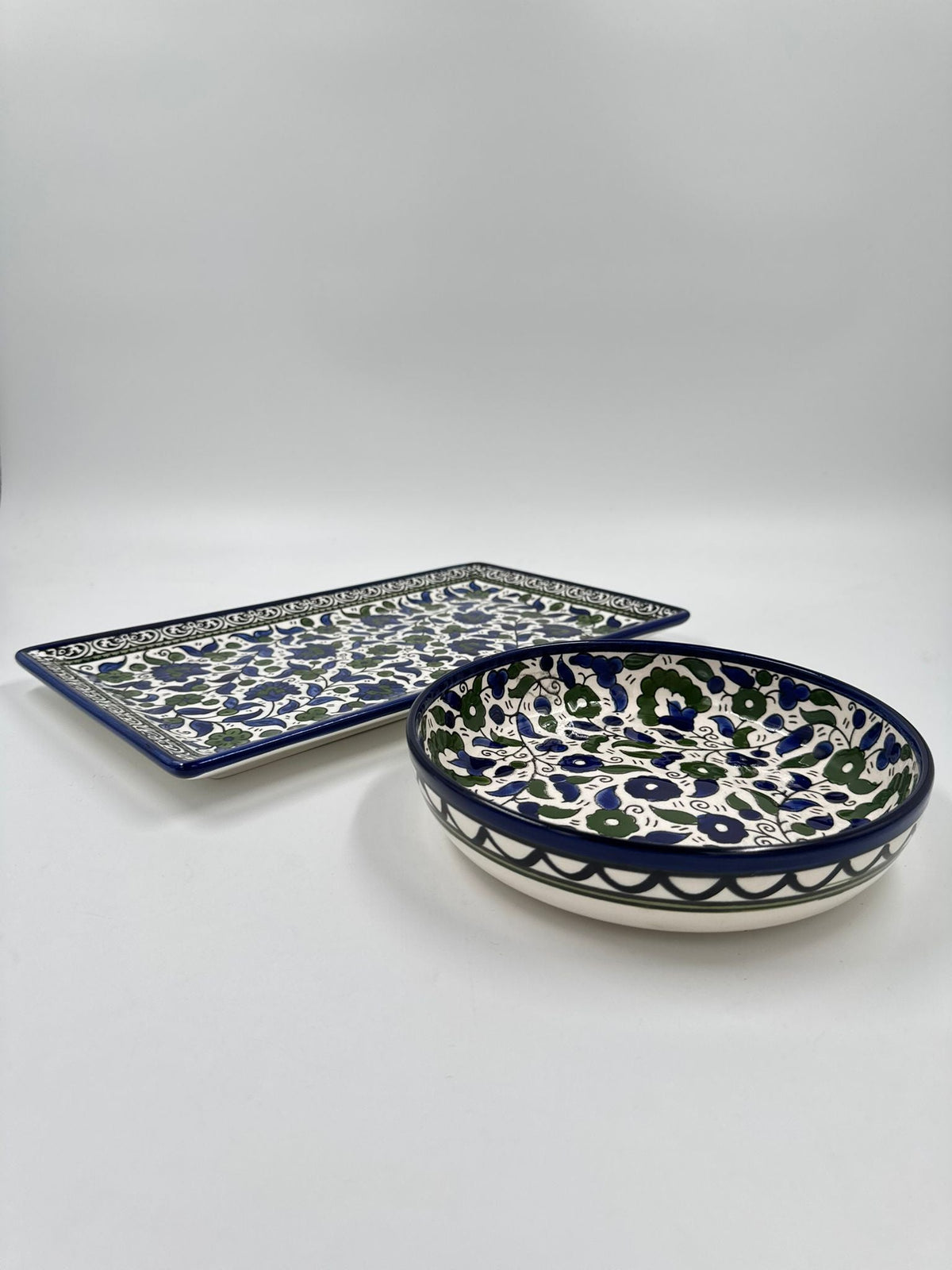 Conjunto de servir Al-khalil Harmony – Azul e Verde