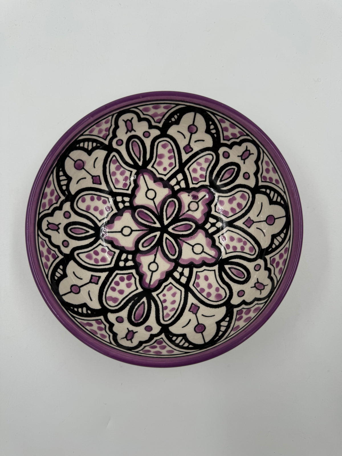 Jenin Bowl Purple 15 cm