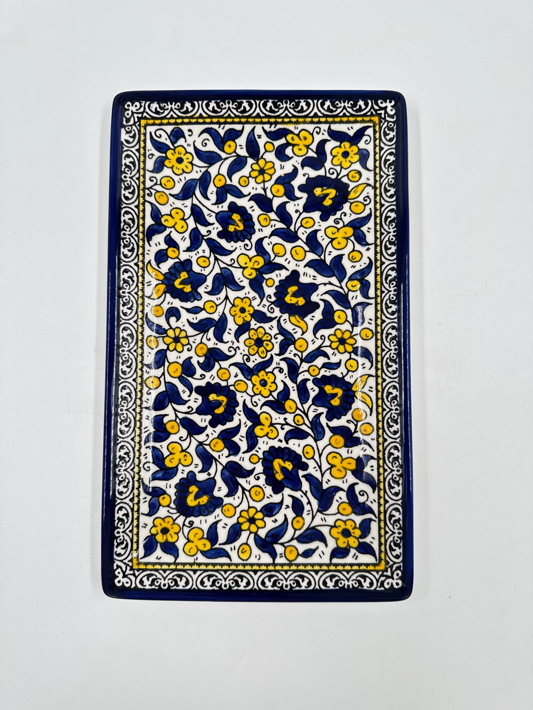 Al-khalil Tray Yellow 32X19 cm