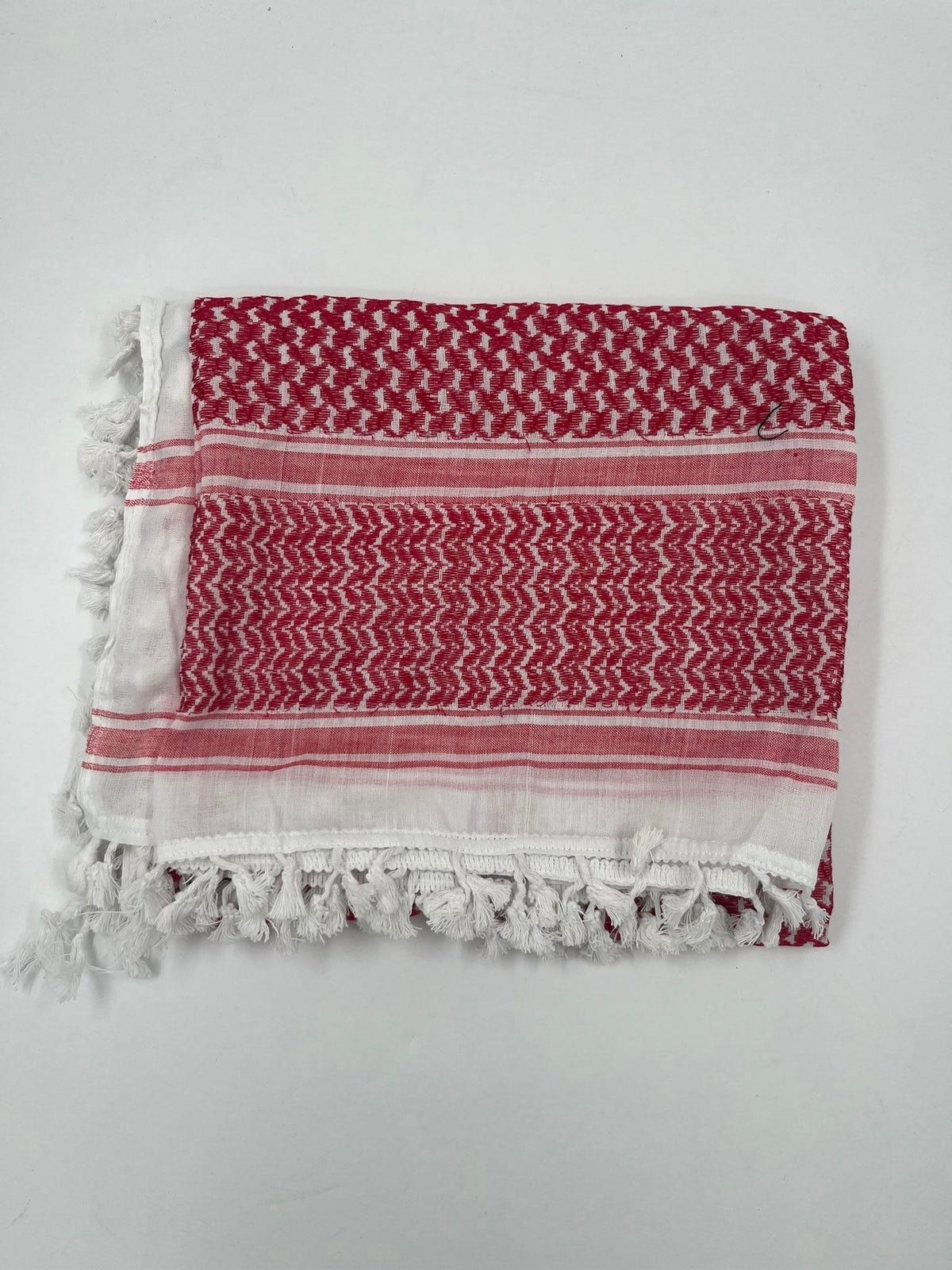 Hirbawi Kuffiyeh Bianco e Rosso