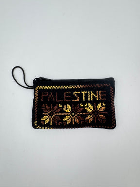 Håndbroderet Pung Palestine