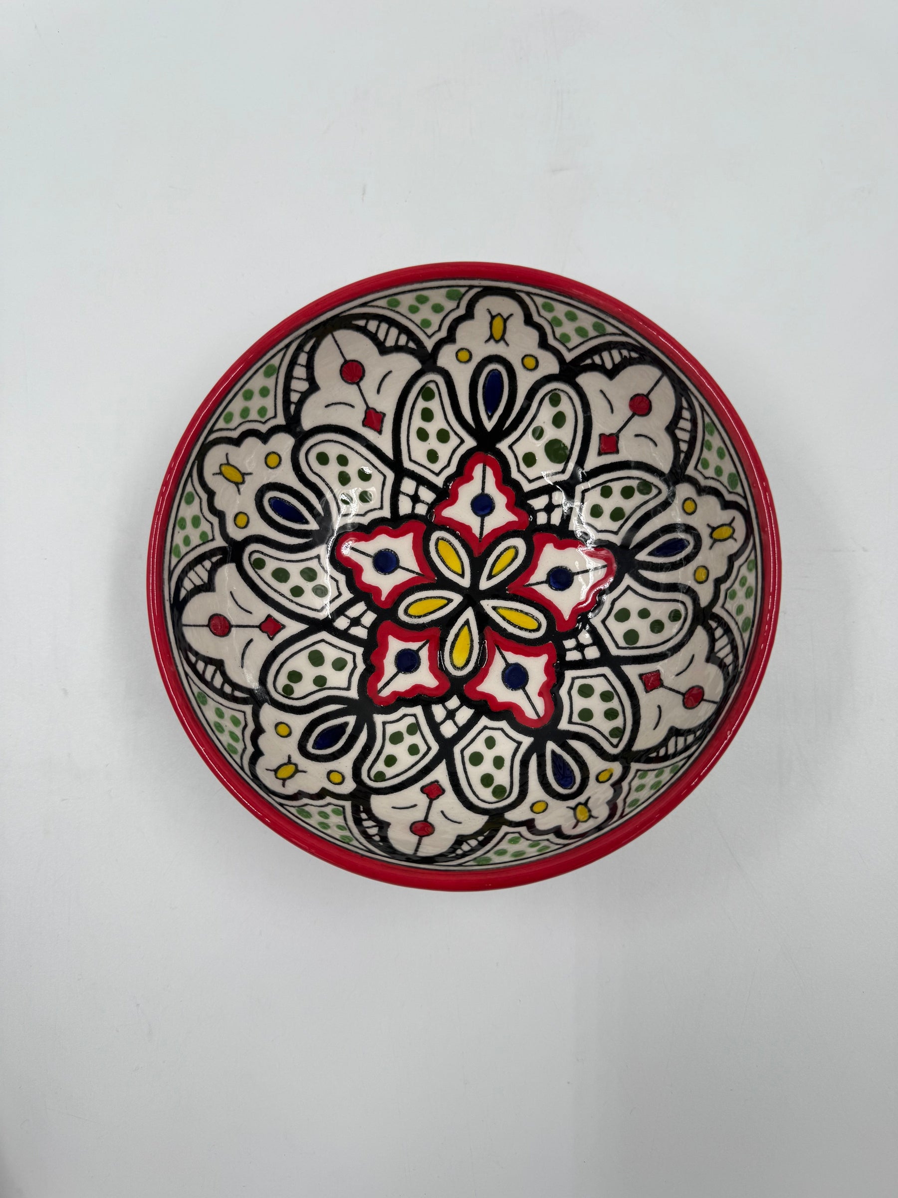 Jenin Bowl Red 15 cm