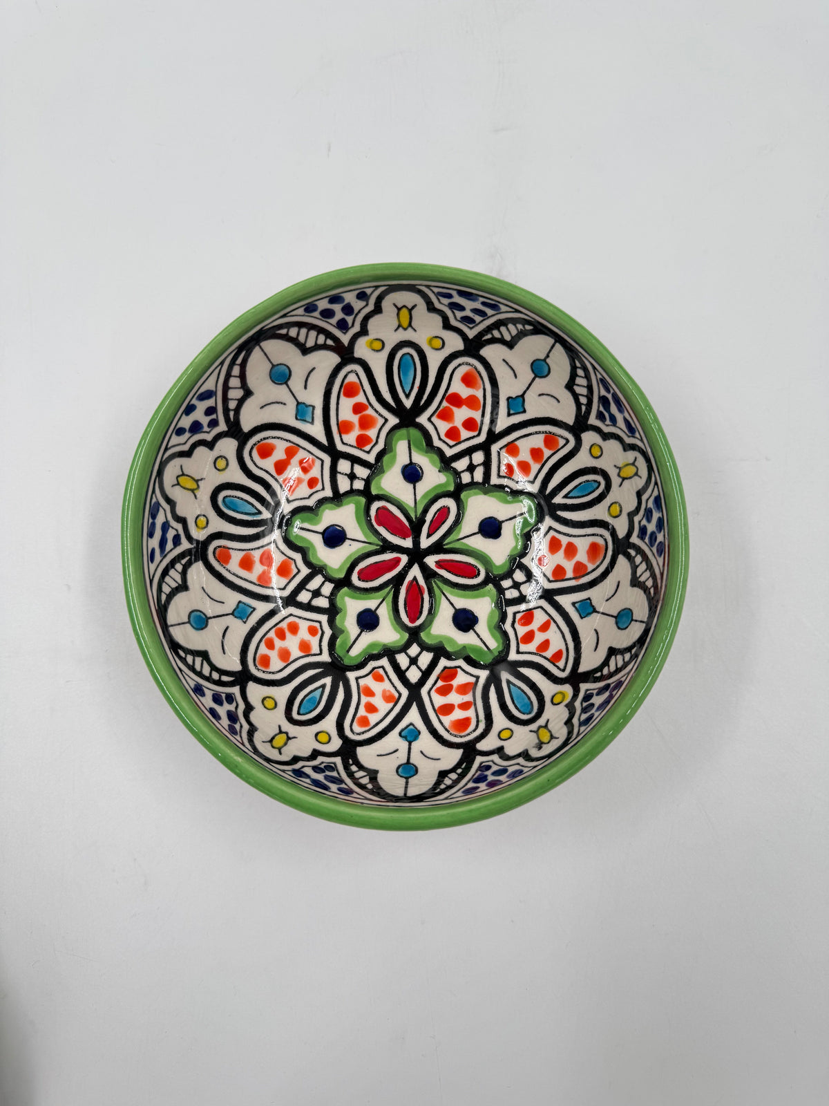 Jenin Bowl Green 15 cm