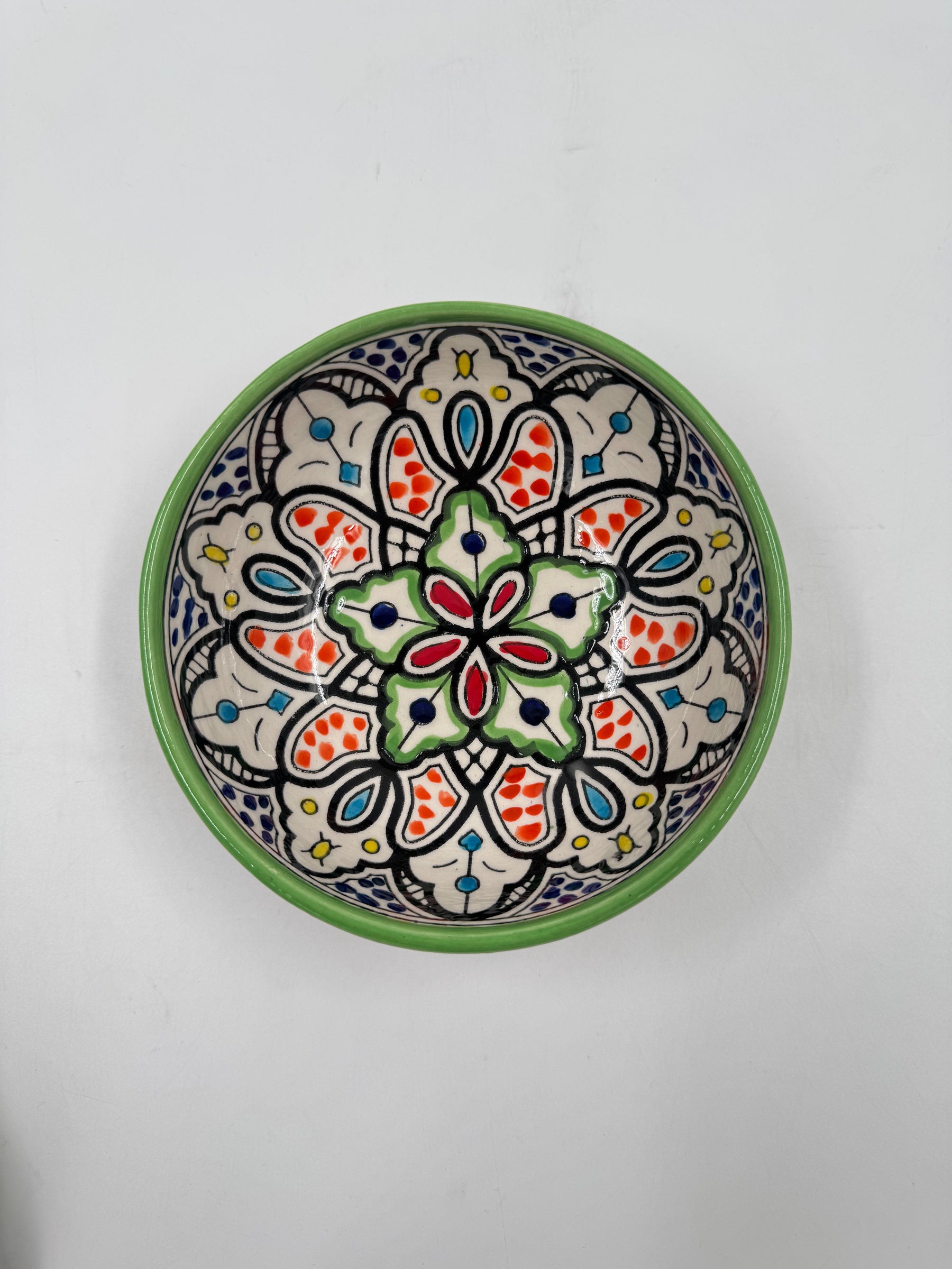 Jenin Bowl Green 15 cm