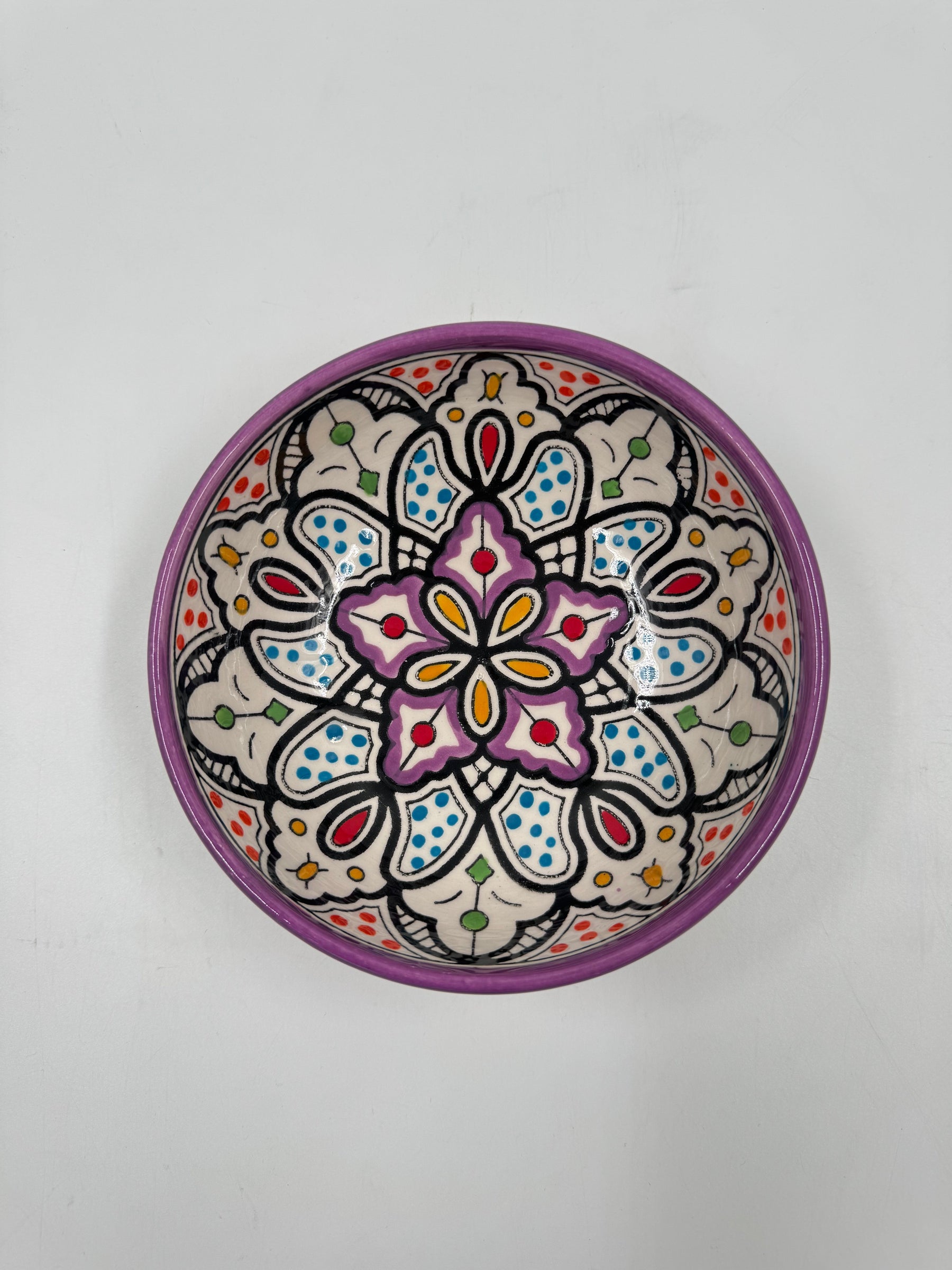 Jenin Bowl Purple 15 cm
