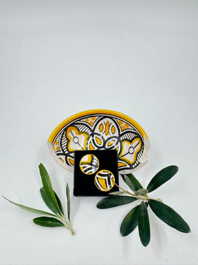 Handmade earrings, 16 mm