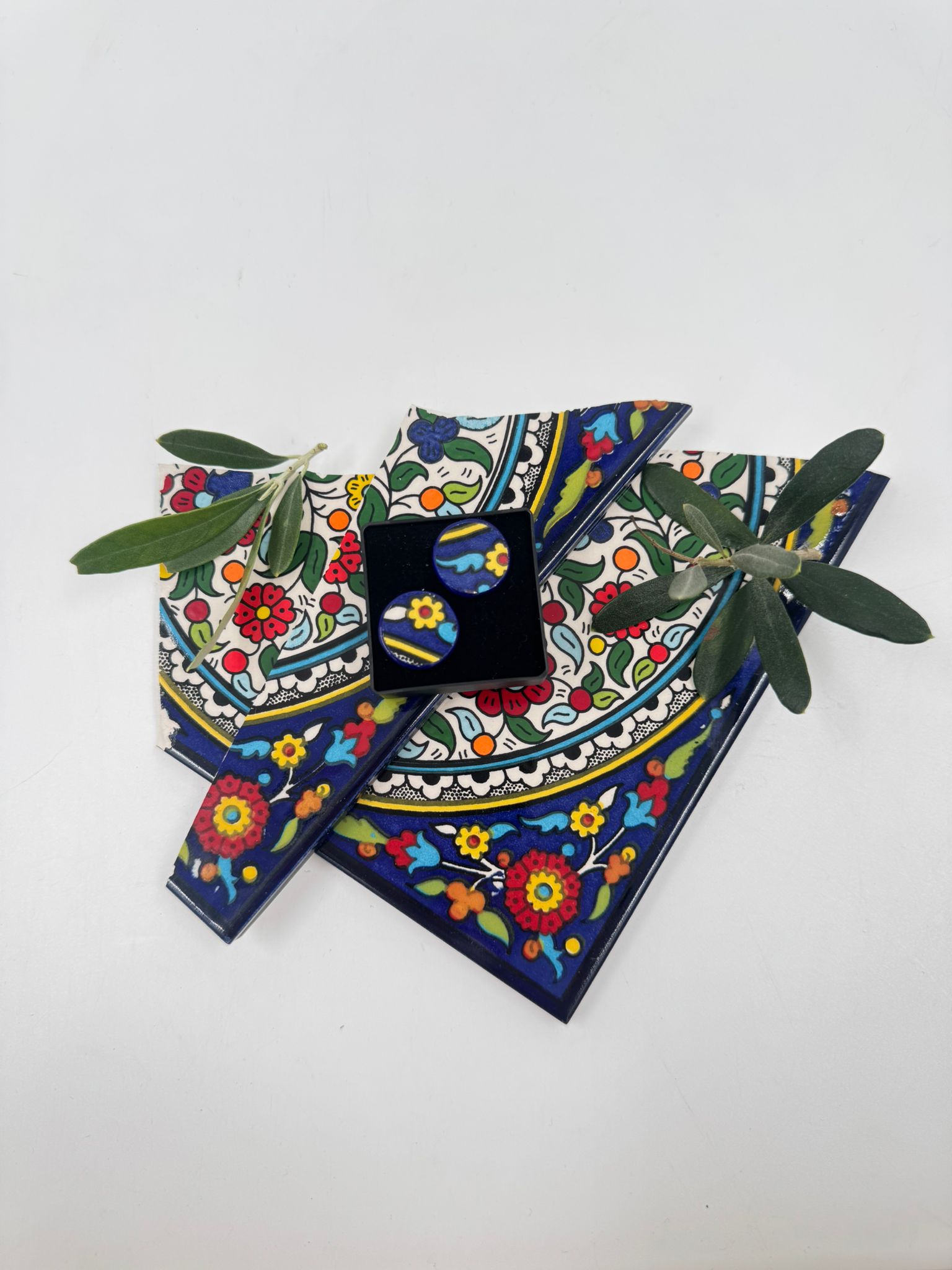 Handmade earrings, 16 mm