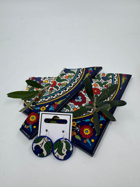 Handmade earrings, 19 mm