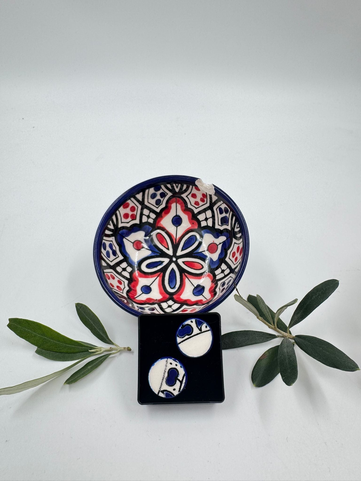 Handmade earrings, 16 mm