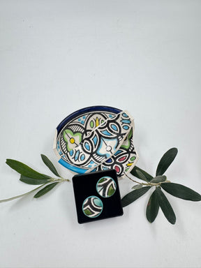 Handmade earrings, 16 mm