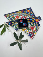 Handmade Al-khalil earrings, red 16 mm