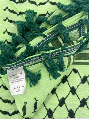 Hirbawi Kuffiyeh lime green