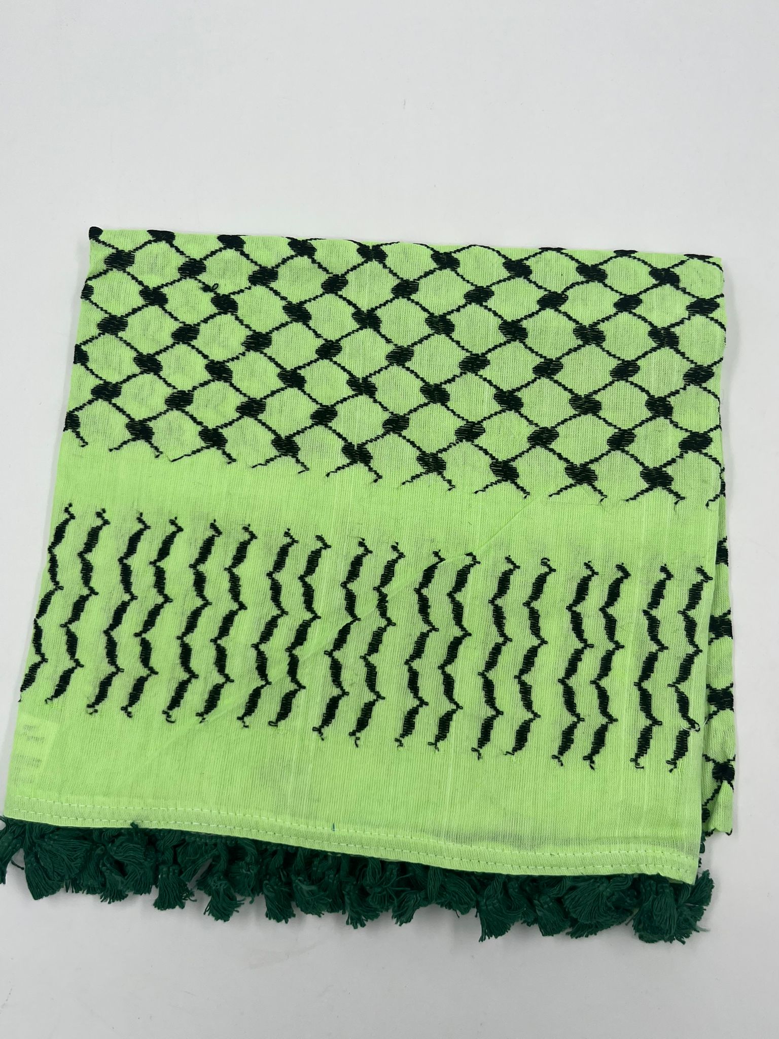 Hirbawi Kuffiyeh lime green