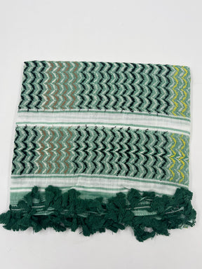 Hirbawi Kuffiyeh White & Green