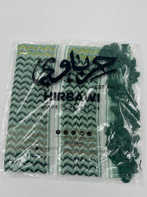 Hirbawi Kuffiyeh White & Green