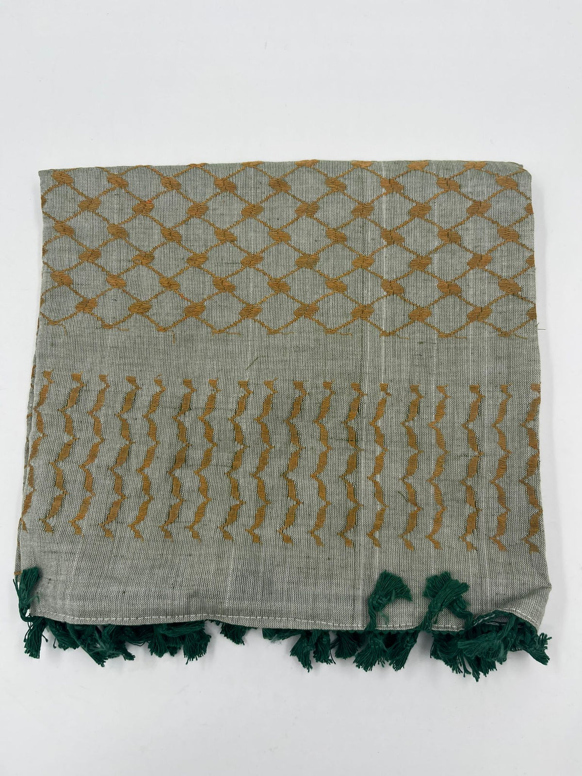 Hirbawi Kuffiyeh White & Brown