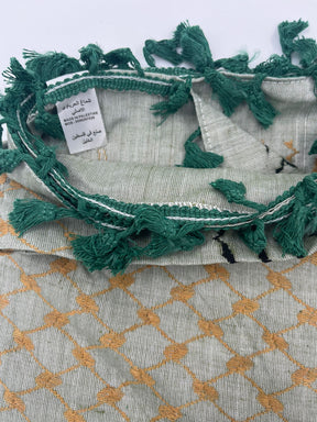 Hirbawi Kuffiyeh White & Brown