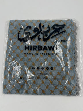 Hirbawi Kuffiyeh Grey & Brown