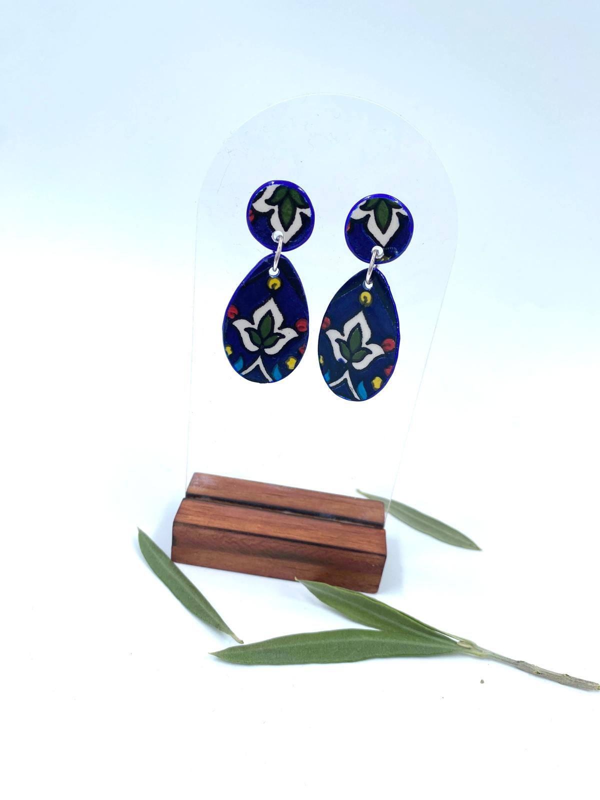 Handmade earrings, 19 mm