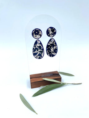 Handmade earrings, 19 mm