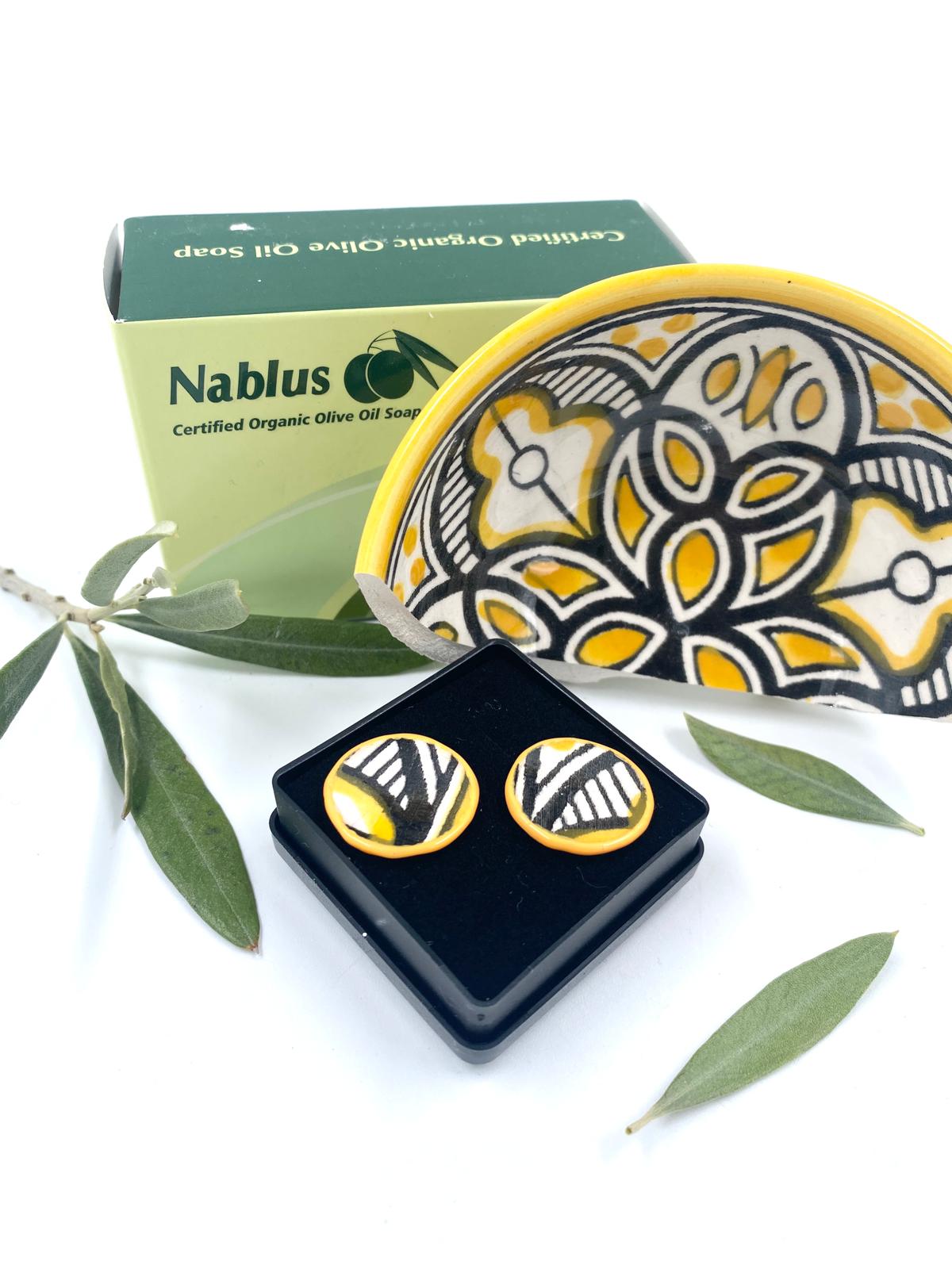 Handmade earrings, 16 mm