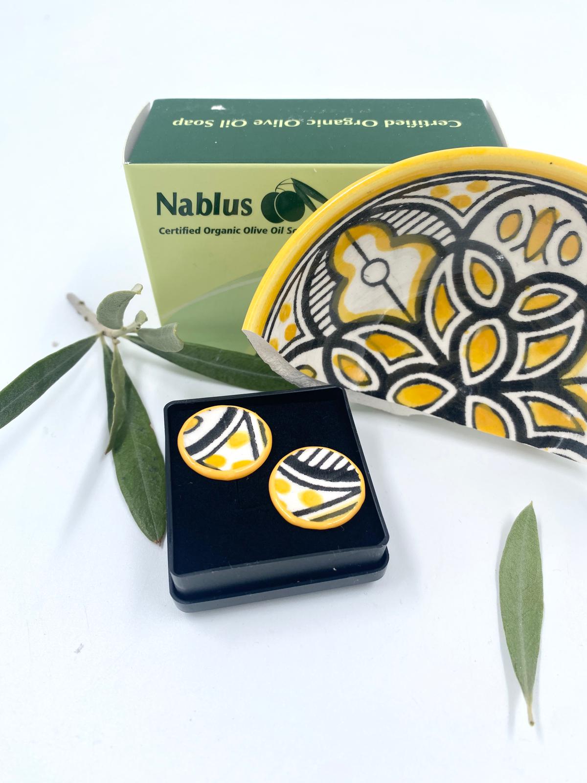 Handmade earrings, 16 mm