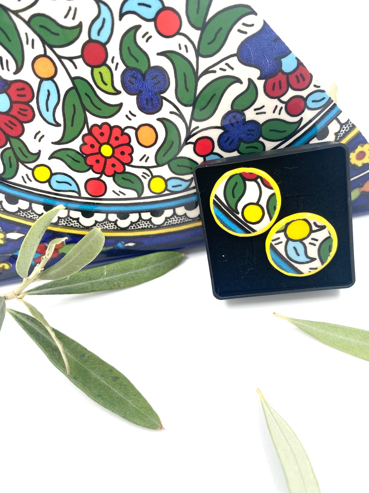 Handmade earrings, 16 mm