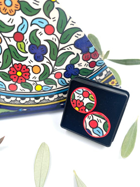 Handmade earrings, 16 mm