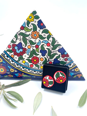 Handmade earrings, 16 mm