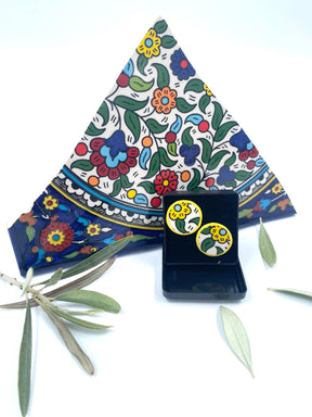 Handmade earrings, 16 mm