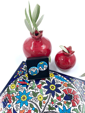 Handmade earrings, 16 mm