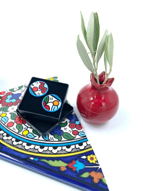 Handmade earrings, 16 mm