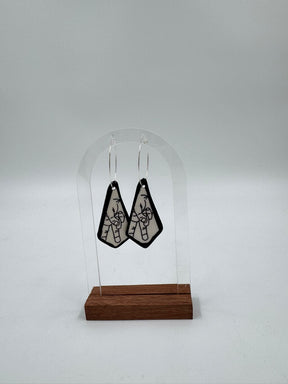 Handmade earrings, 19 mm