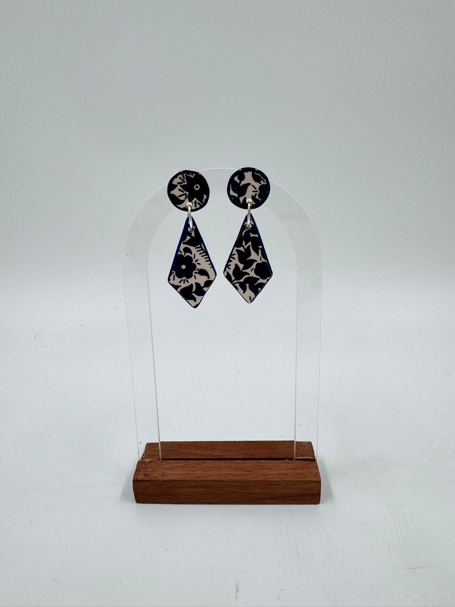Handmade earrings, 19 mm
