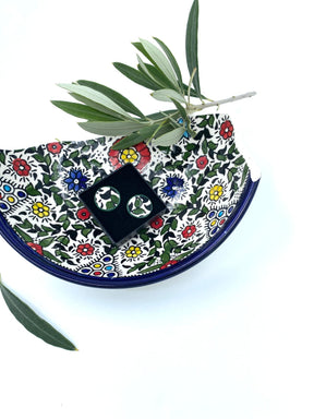 Handmade Al-khalil earrings, red 16 mm